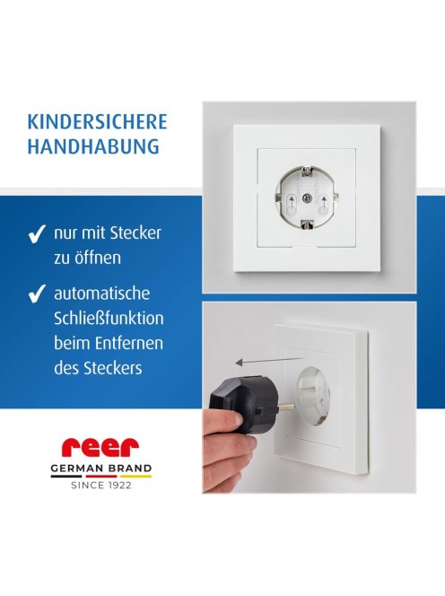 Reer 10db-os biztonságikonnektorvédő, OUTLET termék