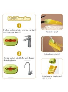 Csaptelep hosszabbító- forgó játék, OUTLET termék