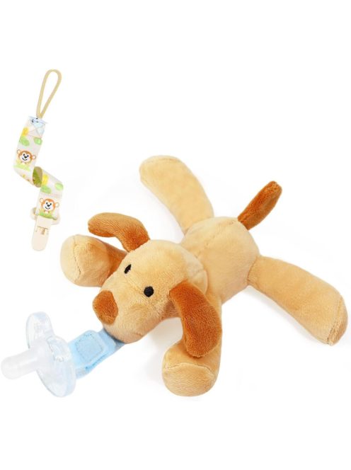 Zooawa plüss kutyás cumitartó cumival, OUTLET termék