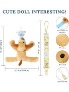 Zooawa plüss kutyás cumitartó cumival, OUTLET termék