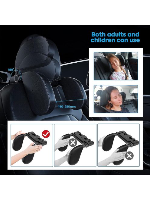 Aipwerer párnázott autós fejtámasz, 1db, OUTLET termék