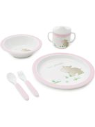 Bieco 5db-os gyermek étkészlet- víziló, OUTLET termék