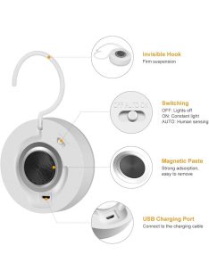 ELZO USB-s éjjeli fény akasztóval, OUTLET termék