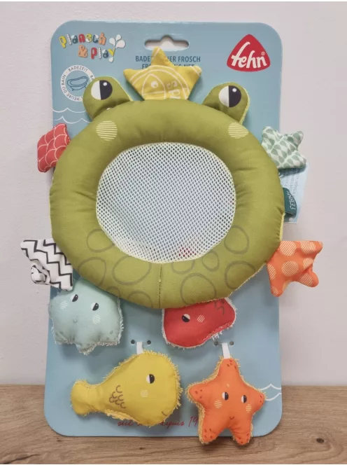 Fehn hálós fürdető játék-békás, OUTLET termék