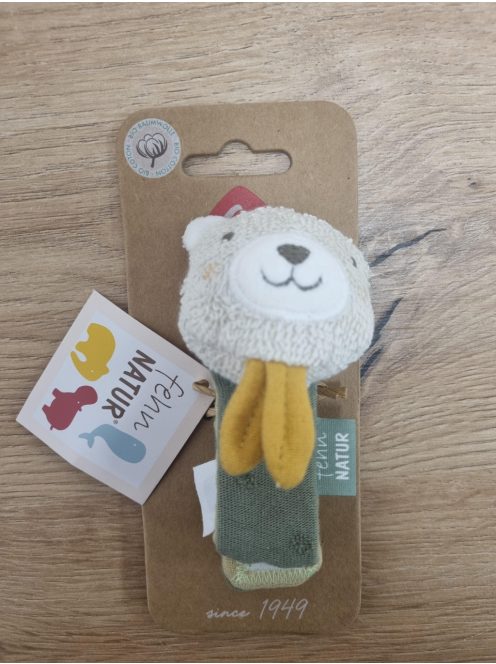 Fehn csörgő csuklópánt- mackós, OUTLET termék