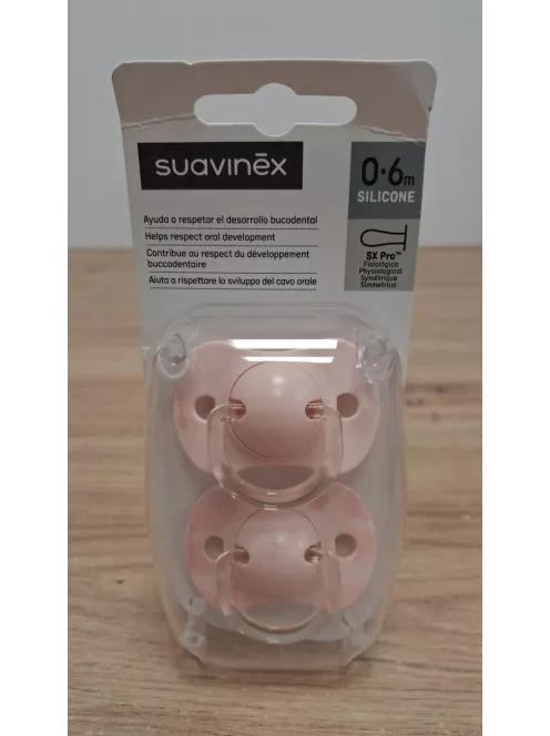 Suavinex SX Pro  szilikon cumi 2db 0-6hó, OUTLET termék