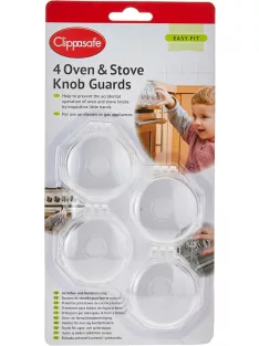   Clippasafe 4 db biztonsági kupak gáztűzhelyhez, OUTLET termék