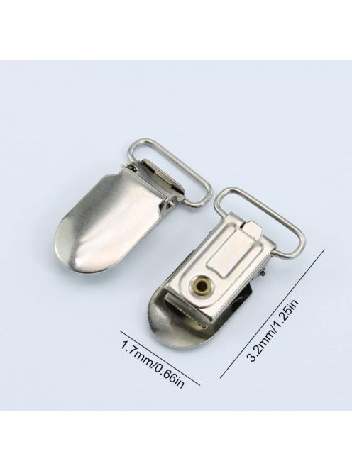 10 db fém cumilánc csipesz, OUTLET termék