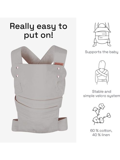 Marsupi Breeze babahordozó újszülötteknek. L méret.OUTLET termék.