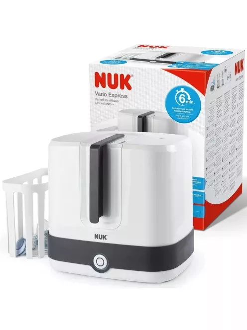 NUK Vario Express gőzsterilizáló akár 6 cumisüveghez. OUTLET termék