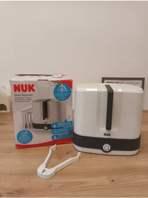 NUK Vario Express gőzsterilizáló akár 6 cumisüveghez. OUTLET termék
