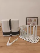 NUK Vario Express gőzsterilizáló akár 6 cumisüveghez. OUTLET termék