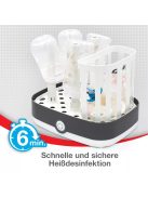 NUK Vario Express gőzsterilizáló akár 6 cumisüveghez. OUTLET termék