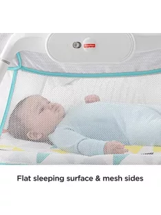   Fisher-Price hordozható hálós rezgő babaöböl, OUTLET termék