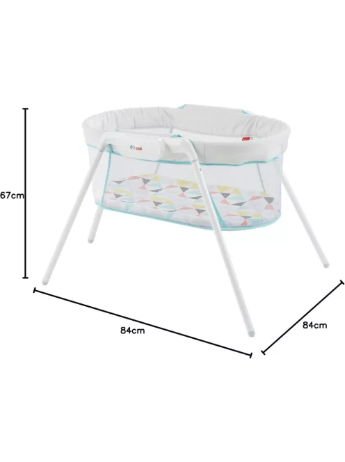 Fisher-Price hordozható hálós rezgő babaöböl, OUTLET termék