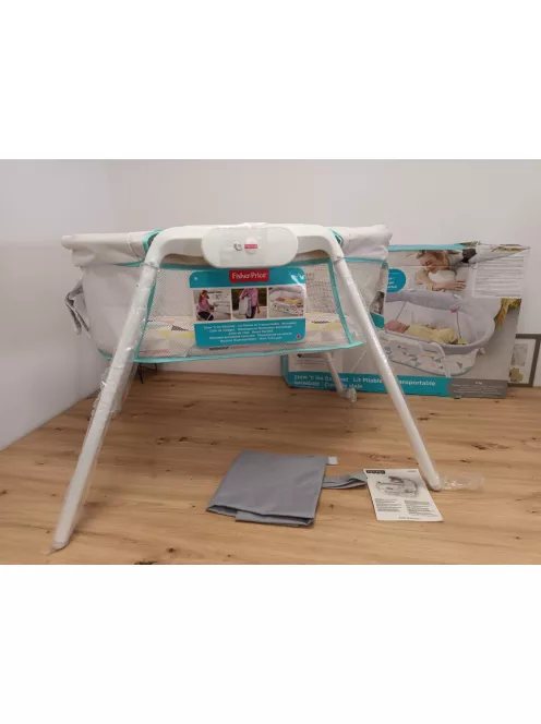 Fisher-Price hordozható hálós rezgő babaöböl, OUTLET termék