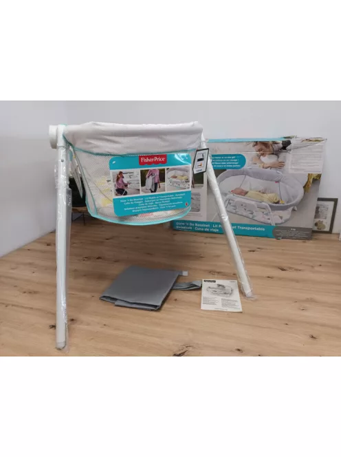 Fisher-Price hordozható hálós rezgő babaöböl, OUTLET termék