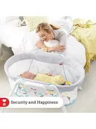 Fisher-Price hordozható hálós rezgő babaöböl, OUTLET termék