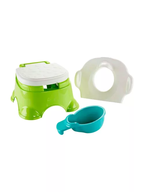 Fisher-Price zöld tanuló wc hangal, OUTLET termék