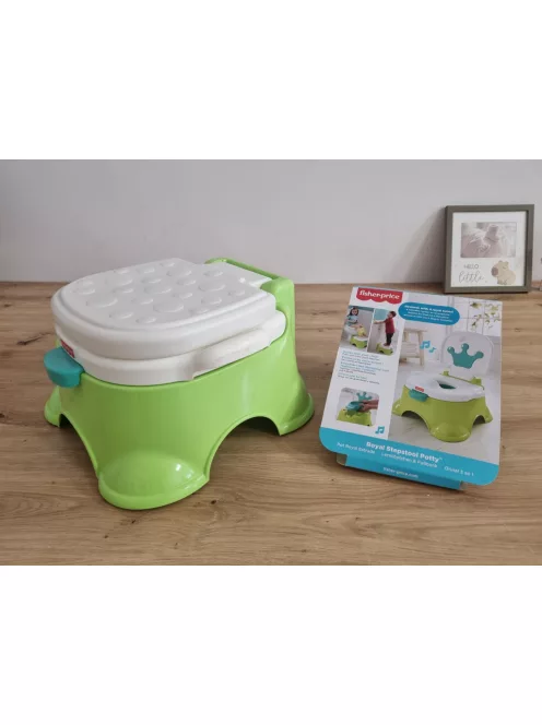 Fisher-Price zöld tanuló wc hangal, OUTLET termék