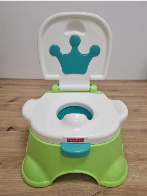 Fisher-Price zöld tanuló wc hangal, OUTLET termék