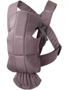 BABYBJÖRN Mini Soft hordozó- sötét lila, Outlet termék