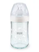 Nuk Nature Sense hőérzékelős üveg cumisüveg, 240 ml, OUTLET termék