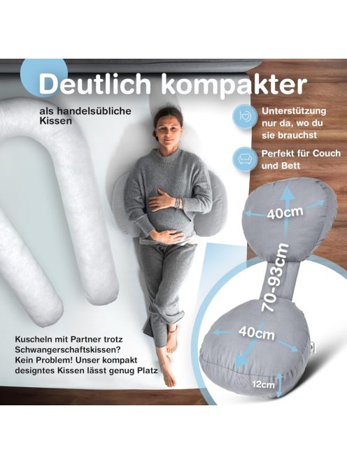 BabybeFun kompakt hátfájás elleni terhességi párna, OUTLET termék