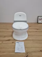 Nuby gyerek wc valódi öblítési hanggal-fehér OUTLET termék