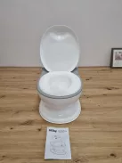 Nuby gyerek wc valódi öblítési hanggal-fehér OUTLET termék