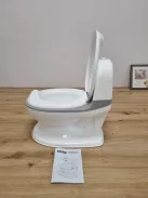 Nuby gyerek wc valódi öblítési hanggal-fehér OUTLET termék