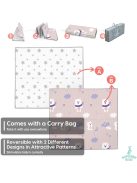 Superbe Bebe szivacsos játszószőnyeg, 180x200 cm, OUTLET termék