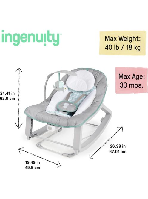 Ingenuity Keep Cozy 3 az 1-ben babapihenőszék. OUTLET termék