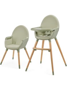   Kinderkraft FINI 2 baba etetőszék, 2 az 1-ben zöld. OUTLET termék