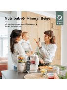 Babymoov Nutribaby Plus turmix és páróló bébiétel-készítő - fehér, OUTLET termék