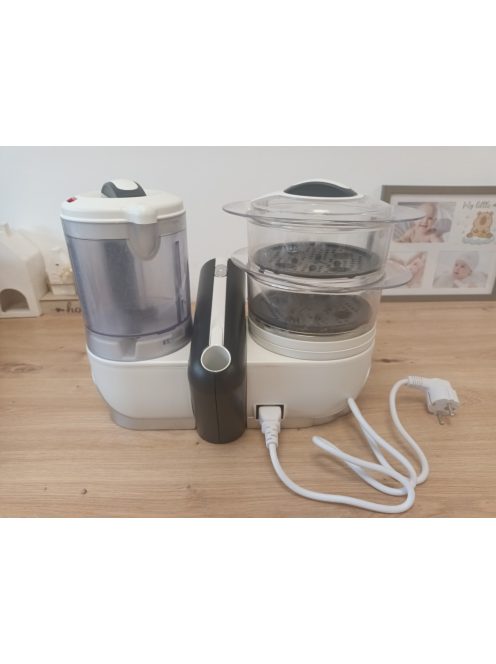Babymoov Nutribaby Plus turmix és páróló bébiétel-készítő - fehér, OUTLET termék