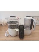 Babymoov Nutribaby Plus turmix és páróló bébiétel-készítő - fehér, OUTLET termék