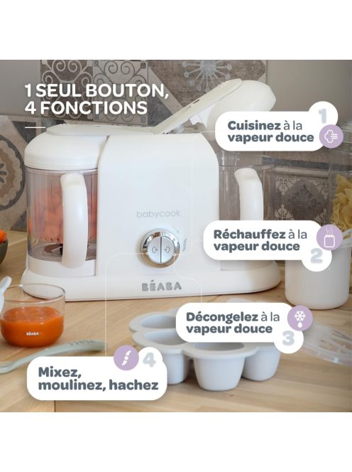 BÉABA Babycook Duo 4 az 1-ben bébiétel-pároló és Turmixgép. OUTLET termék