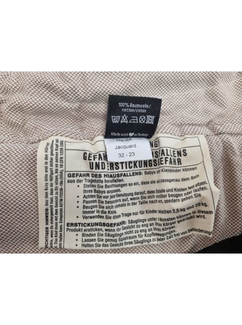  Hoppediz Hop-Tye Advanced babahordozó. OUTLET termék