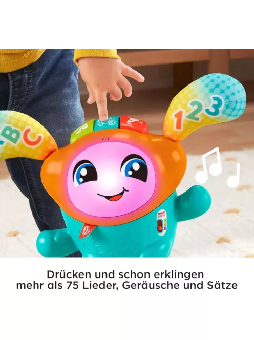 Fisher-Price DJ Hüpfi interaktív NÉMET nyelvű játék, OUTLET termék