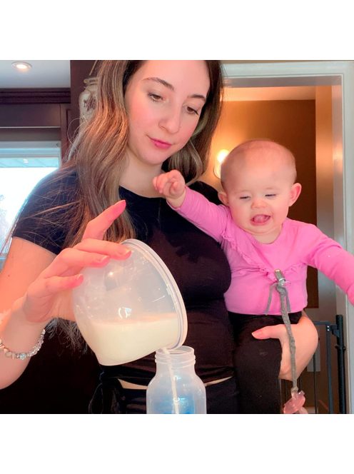 Bellababy kéz nélküli elektromos mellszívó 3 féle szűkítővel. OUTLET termék