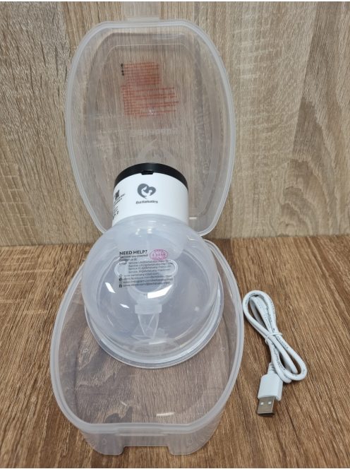 Bellababy kéz nélküli elektromos mellszívó 3 féle szűkítővel. OUTLET termék