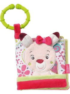 Fehn plüss bébikönyv felakasztható- pink. OUTLET termék