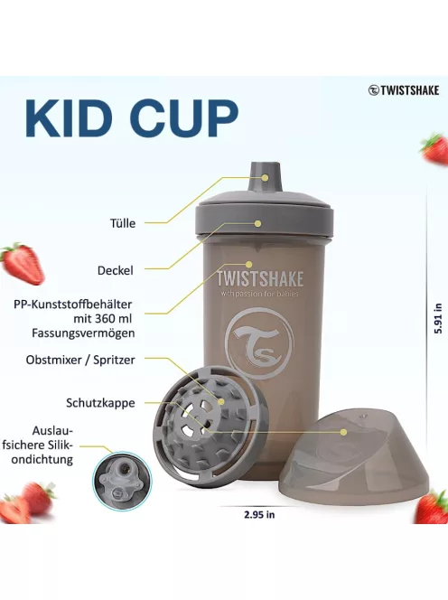 Twistshake 4 db-os itatópohár szett, OUTLET termék