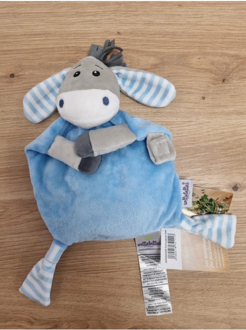 Welliebellies melegíthető hőpárna plüss-szamár, OUTLET termék