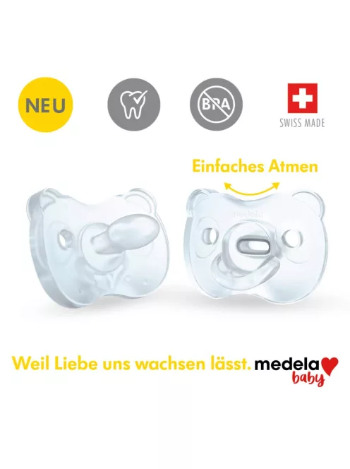 Medela Baby puha szilikoncumi 6-18 hó, 2 db-os, OUTLET termék.