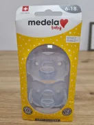 Medela Baby puha szilikoncumi 6-18 hó, 2 db-os, OUTLET termék.