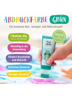   Miniwerk zöld nyomdafesték szivacsos applikátorral, OUTLET termék