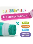 Miniwerk zöld nyomdafesték szivacsos applikátorral, OUTLET termék
