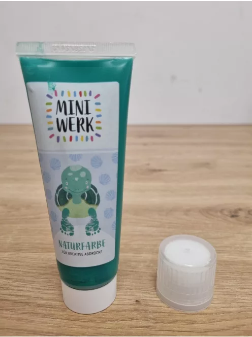 Miniwerk zöld nyomdafesték szivacsos applikátorral, OUTLET termék